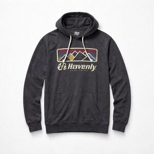 BLUE 84 Vintage 1990's Dark Gray Hoodie for Men